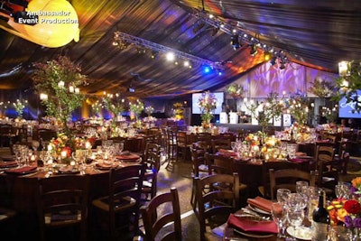 Corporate event lighting