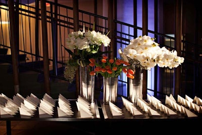 Florals and place cards