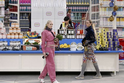 Inside Chanel's Supermarket-Inspired Fashion Show