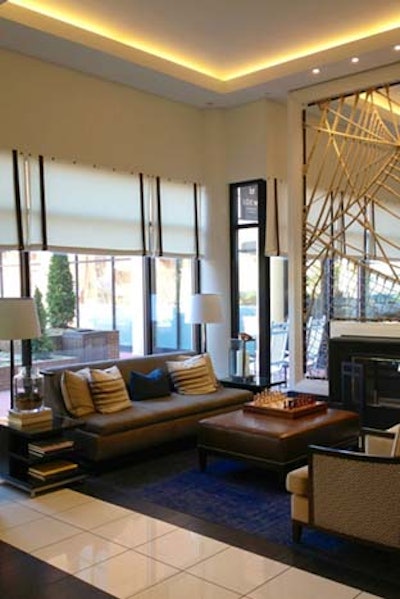 Lobby seating area