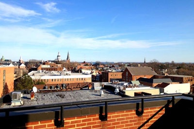 Hotel terrace view