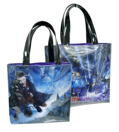 Sublimated Harry Potter tote for NBC Universal