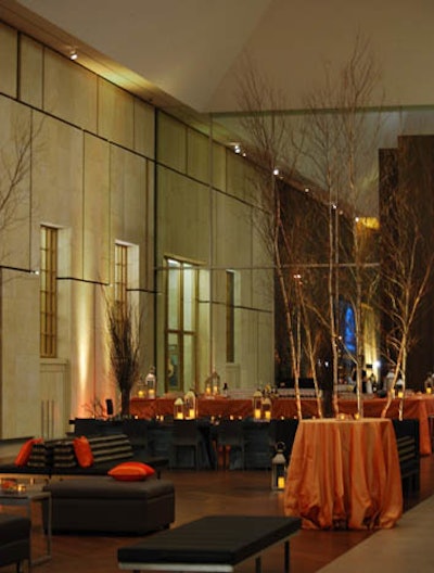 Annenberg Court reception set-up