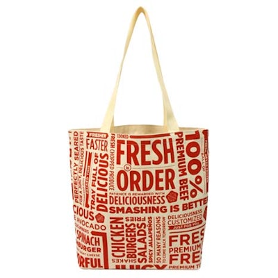 Custom Smashburger tote