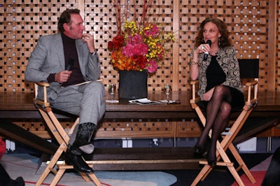 Intimate Q&A with fashion icon Diane von Furstenberg at DVF Studios