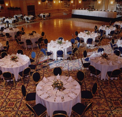 Wedding reception – Dance floor in Riverfront Ballroom