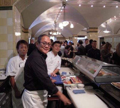 London Olympics pop up restaurant with Iron Chef Masaharu Morimoto