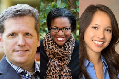 (Pictured, left to right) Thom Singer, Leslie Weekes, and Kelly Woo