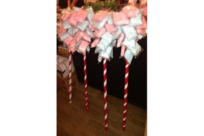 Cotton Candy serving sticks