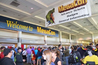 Attendance at MegaCon has been growing steadily every year since Beth Widera bought the show in 2003. This year she expects to sell 75,000 tickets for the three-day event and has moved the show into the Orange County Convention Center's South Hall to accommodate the crowd that may be about 20 percent larger than last year.