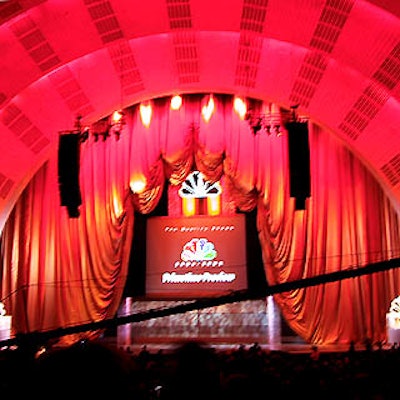 NBC staged its upfront event to announce its upcoming fall season to advertisers and journalists at Radio City Music Hall.
