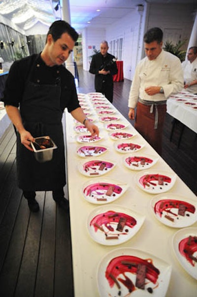 Johnny Iuzzini and Michael Chiarello at Flavor! Napa Valley