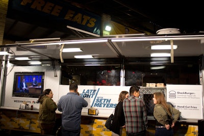 'Late Night With Seth Meyers's Shake Shack Truck