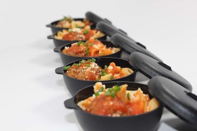 Mini Pasta and Meatballs