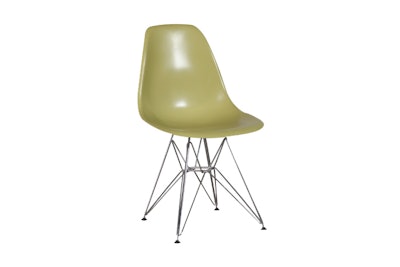 Eames plastic side chair, $25, available throughout South Florida from Lavish Event Rentals