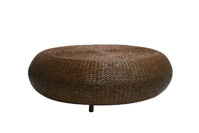 Solei coffee table, $120, available in California from Designer8 Event Furniture Rental