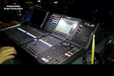 FOH digital mixing console
