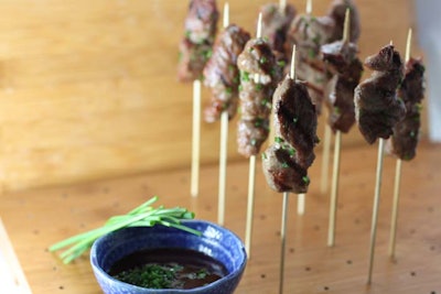 Teriyaki Beef Skewers
