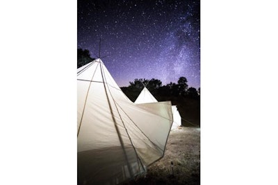 Nestled into the California starscape.