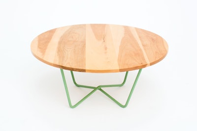 Yeah Sage coffee table, price upon request, available in California from Yeah Rentals