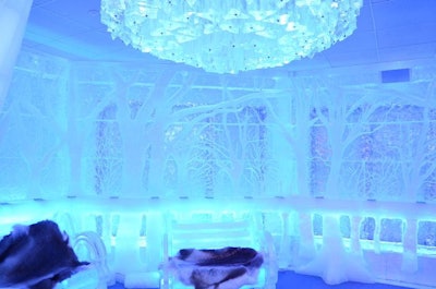This bar is made entirely out of ice!