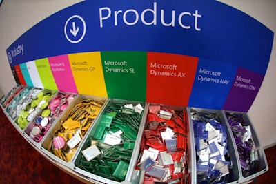 At Microsoft Convergence in March, organizers offered buttons to help like-minded attendees more easily identify and network with one another. Buttons can be a simple and inexpensive way to help attendees share their pride in attending an event.