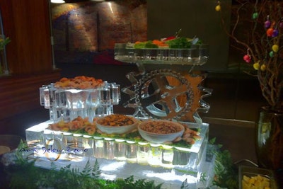 Gears seafood display