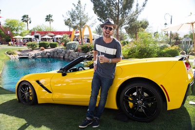 McDonald’s and Corvette Stingray Coachella Pool Party
