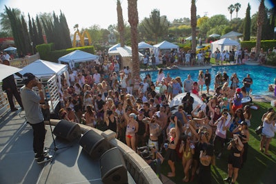 McDonald’s and Corvette Stingray Coachella Pool Party