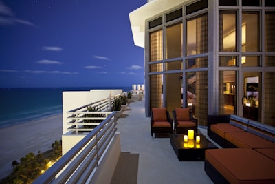 Oceanfront Presidential Suite terrace