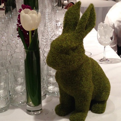 The Society of Memorial Sloan-Kettering Cancer Center's Bunny Hop took place at New York's F.A.O. Schwarz in March 2013. Small topiaries shaped like the animal of honor spruced up the family-friendly event, which also had a balloon artist, face painting, and a station for decorating cookies.