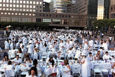 An All-White Dinner Party  White party decorations, White dinner