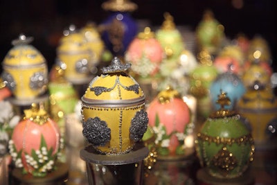 How's this for an elaborate Easter pastry? At the Washington National Opera Ball in 2010, acclaimed baker Sylvia Weinstock created 300 small cakes resembling Fabergé eggs.