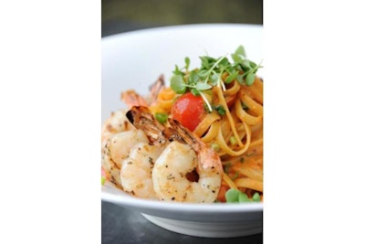 Fettucine shrimp mascarpone