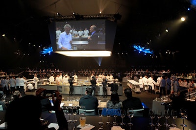 AEG's new All-Star Chef Classic included events held at 'restaurant stadium,' an intimate setup that allowed guests to view the program from multiple angles.