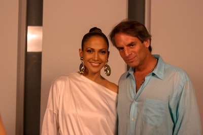 J Lo and Daniel Davidson at The Temple House