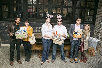 In Chicago, restaurant Longman & Eagle and its marketing arm Land and Sea Dept. organizes an annual Adult Easter Egg Hunt. Winners are rewarded with Easter baskets that have a decidedly 21-plus spin: They're filled with candy, snacks, and bottles of locally brewed beer.