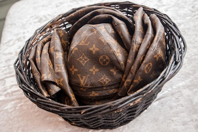 “Kids are telling us about their favorite brands—Sephora, Gap, even Louis Vuitton—and want us to use that brand’s style elements as their design theme,” says Maya Kalman of Swank Productions in New York, who sourced custom yarmulkes for a Louis Vuitton-loving client.