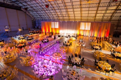 ICA Gala at the Hanger dinner