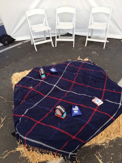 Sometimes it takes a little break from formal networking talk to get the creative juices flowing—and the personal connections happening. To that end, TEDActive also set up informal game stations on hay bales around the venue as ice breakers for guests.