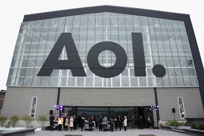 Looking to top last year's event in Manhattan, AOL hosted its 2014 NewFront at the Duggal Greenhouse, a 35,000-square-foot space in the Brooklyn Navy Yard. The event's planners and producers paid a lot of attention to the transportation logistics, organizing ferries and providing staffers to guide guests from the dock to the venue.