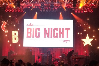 Big Night stage
