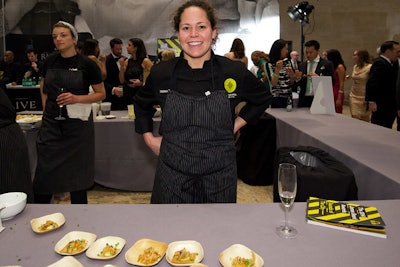 The Zac Brown Band’s “Knee Deep” song inspired 2013 James Beard Award winner Stephanie Izard of Girl & the Goat in Chicago to create trout tartare with marinated clams.