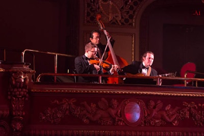 Emirates Gala surprise trio in the balcony