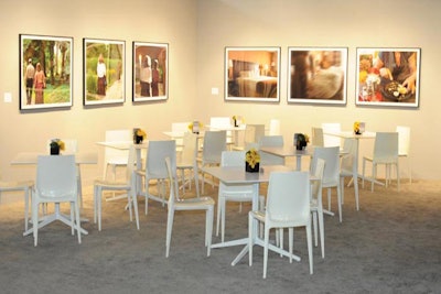 Leo tables and Bellini chairs are perfect for a cafe area.