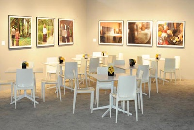 Leo tables and Bellini chairs are perfect for a cafe area.