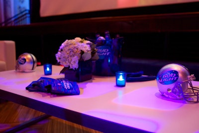 Sweepstakes winners and local beer distributors were among the 125 guests in attendance at the Bud Light Draft Eve party.