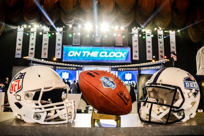 Each team was allotted six minutes to make its player selection, making the countdown a significant part of the draft and the inspiration for this year's theme—“On the Clock.”
