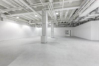 Studio II: With a vast open space, the industrial ceilings offer a unique aspect the studios