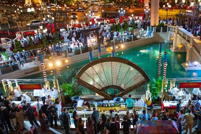 Asian-inspired dishes and drinks were the focus at the Venetian for 'The Night Market: East Meets West' event.